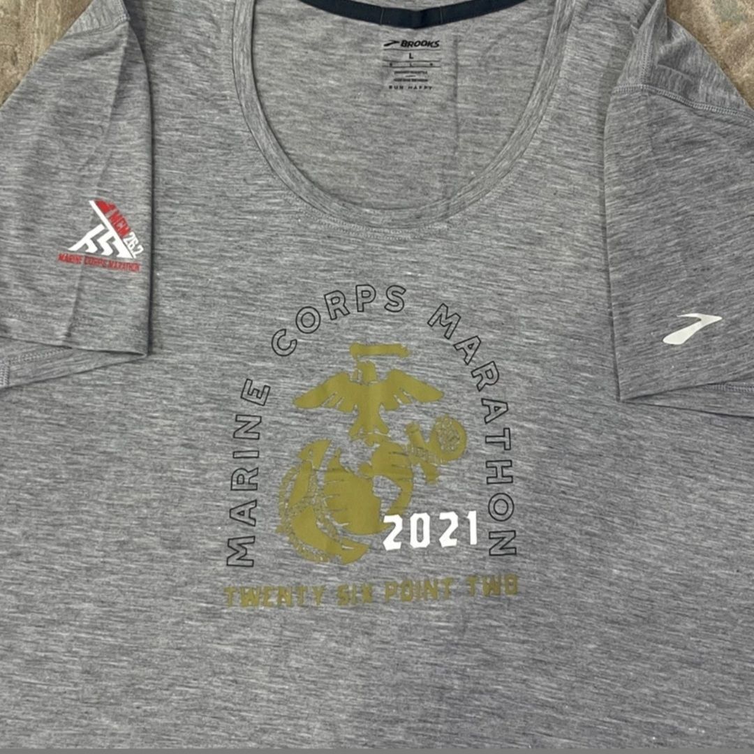 تی شرت  ورزشی زنانه بروکس مدل Maraton10 -  - 3