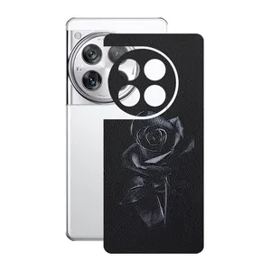 Remax cover sticker Leth model black rose design suitable for OnePlus 12 mobile phone