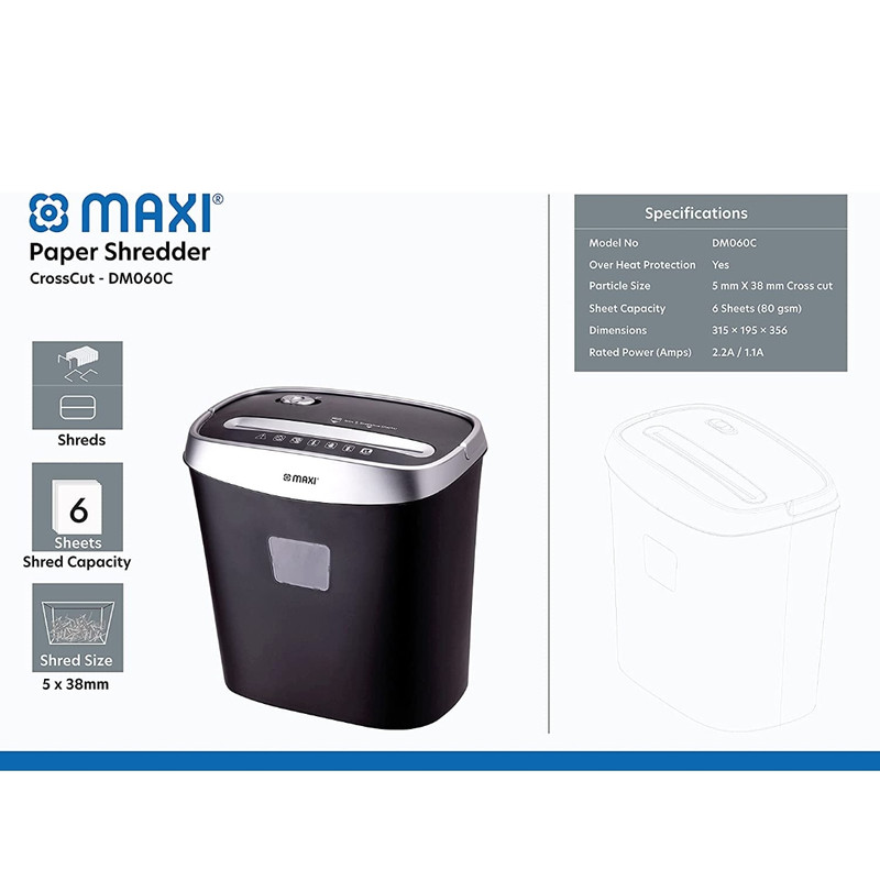 کاغذ خردکن مکسی مدل DM060C