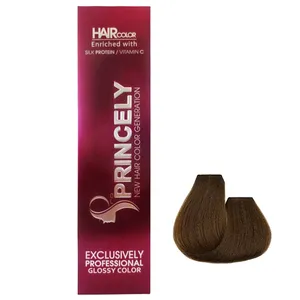 رنگ مو پروپرنسلی شماره 7.41 حجم 120 میلی لیتر  رنگ بلوند مسی خاکستری