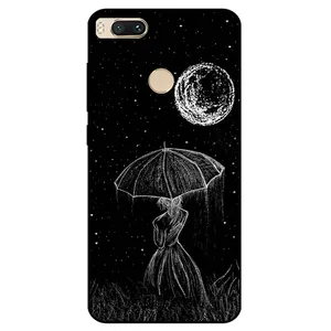 Megafone Girl and Moon 1369 Cover For Xiaomi Mi A1 / Mi 5X