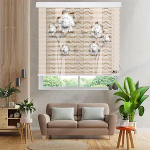 پرده زبرا زیو مدل 3D-1132 سایز 200x200 سانتی متر