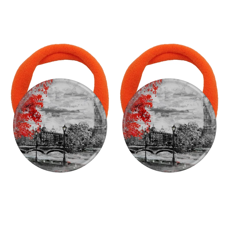 کش مو زنانه مدل برج ساعت بیگ بن انگلستان کد 1047 بسته دو عددی