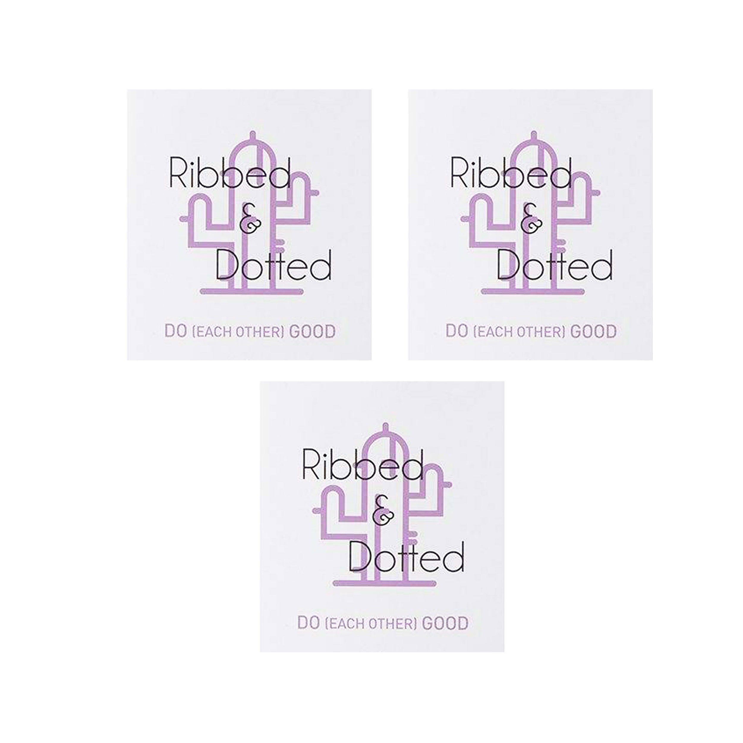 کاندوم چرچیلز مدل Ribbed & Dotted کد Sh0054 مجموعه 3 عددی