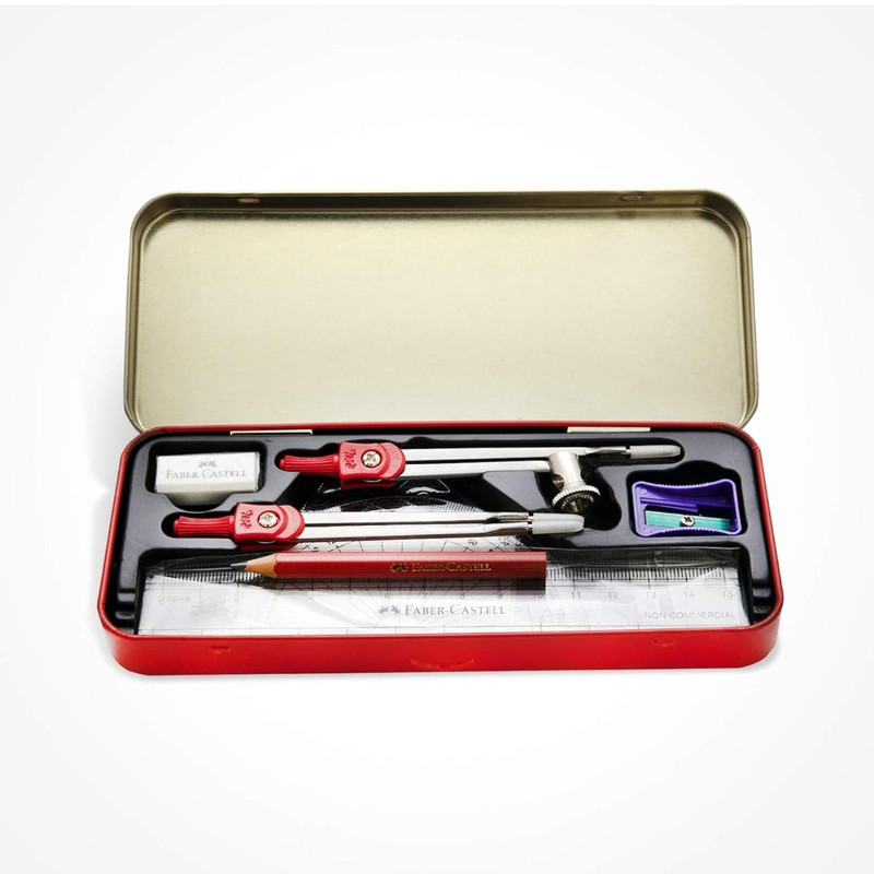 ست پرگار فابر کاستل مدل Torus مجموعه 9 عددی ست پرگار فابر کاستل مدل Torus مجموعه 9 عددی