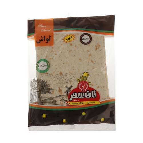 نان لواش سبوس دار نان سحر - 210 گرم 