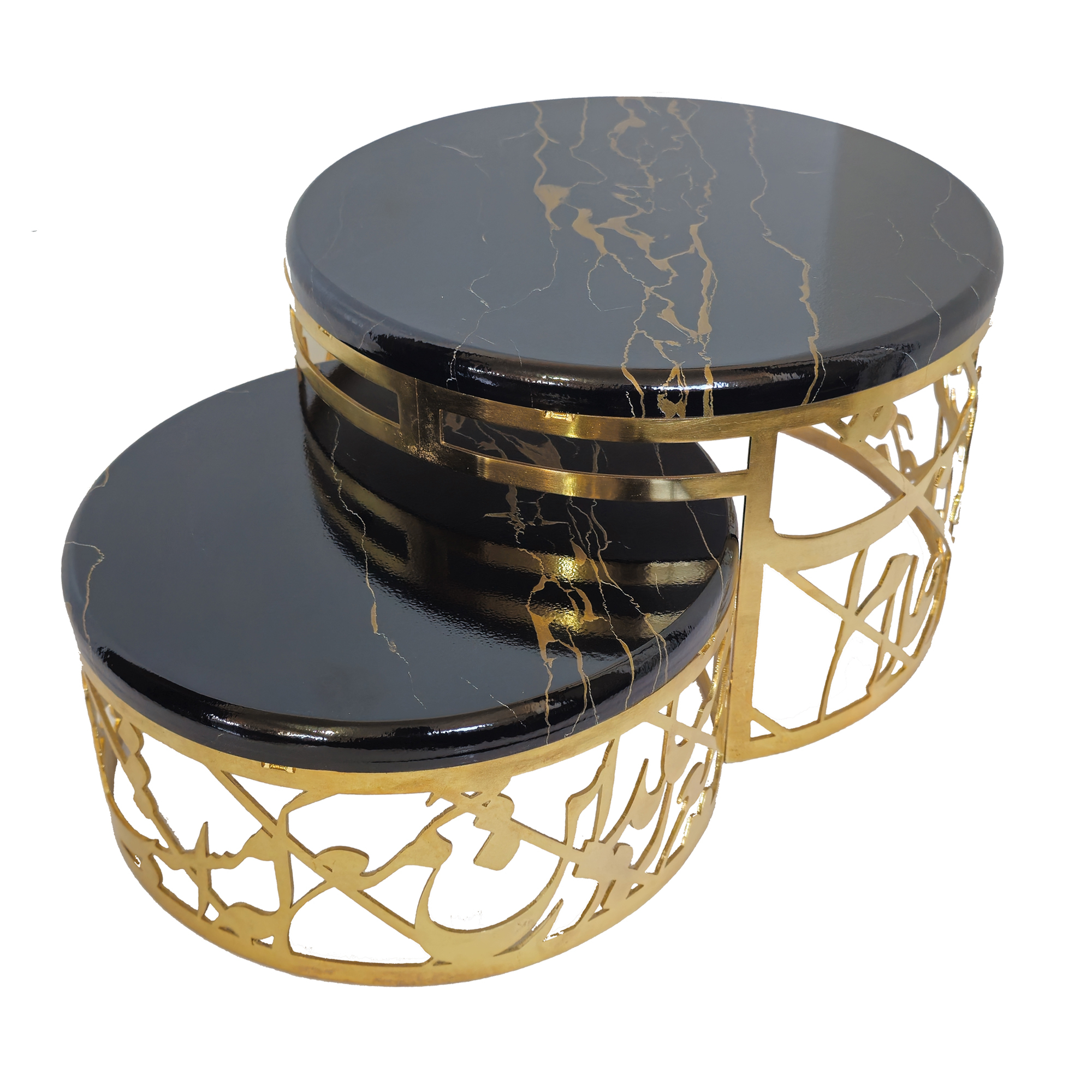 استند پذیرایی مدل کالیگرافی مجموعه دو عددی