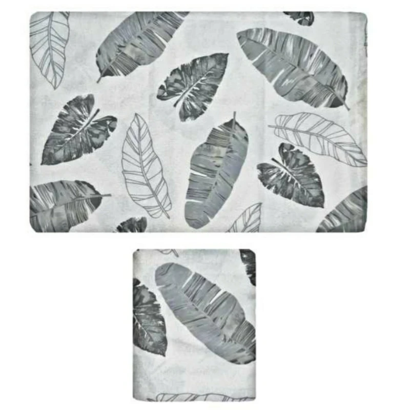 سرویس ملحفه مدل برگی کد Ro1003 یک نفره ۲ تکه