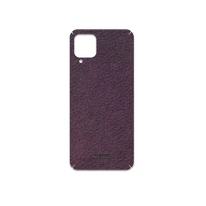 MAHOOT Purple-Leather Cover Sticker for Samsung Galaxy A12