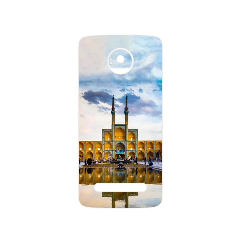برچسب پوششی ماهوت مدل Amir Chakhmaq Square Yazd مناسب برای گوشی موبایل موتورولا Moto Z2 Play