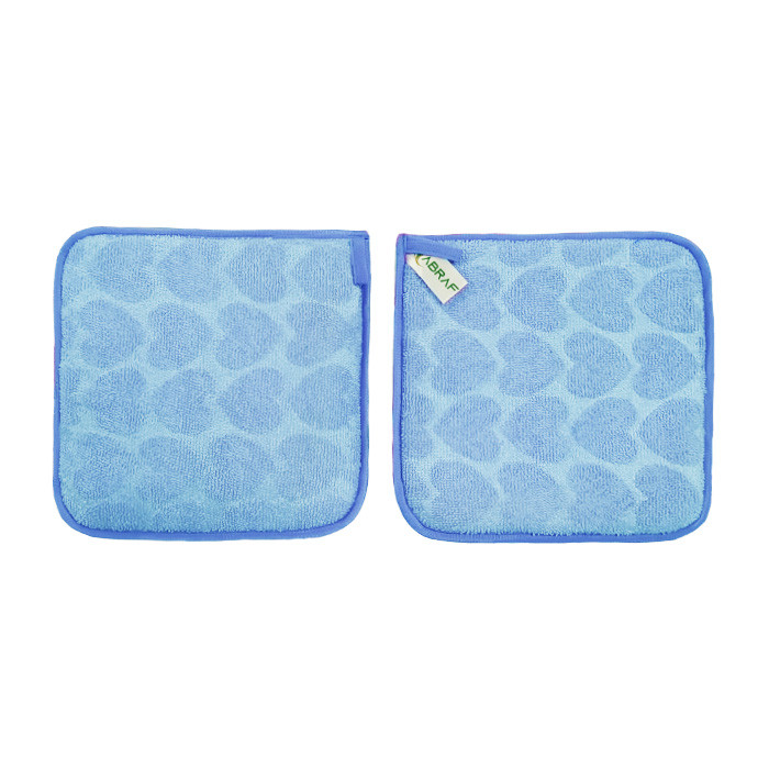 دستگیره آشپزخانه ابراف طرح قلب AB1717 مجموعه 2 عددی