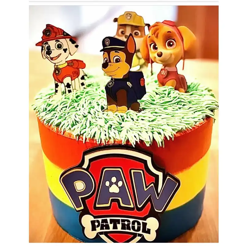 تاپر تزیین کیک به گز مدل سگ های نگهبان مجموعه 4 عددی