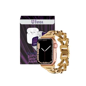 بند فوندا مدل Wheat مناسب برای ساعت هوشمند اپل واچ 38/40/41 میلیمتری