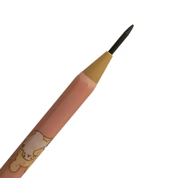 مداد نوکی 2 میلی متری مدل تراش دار طرح فانتزی