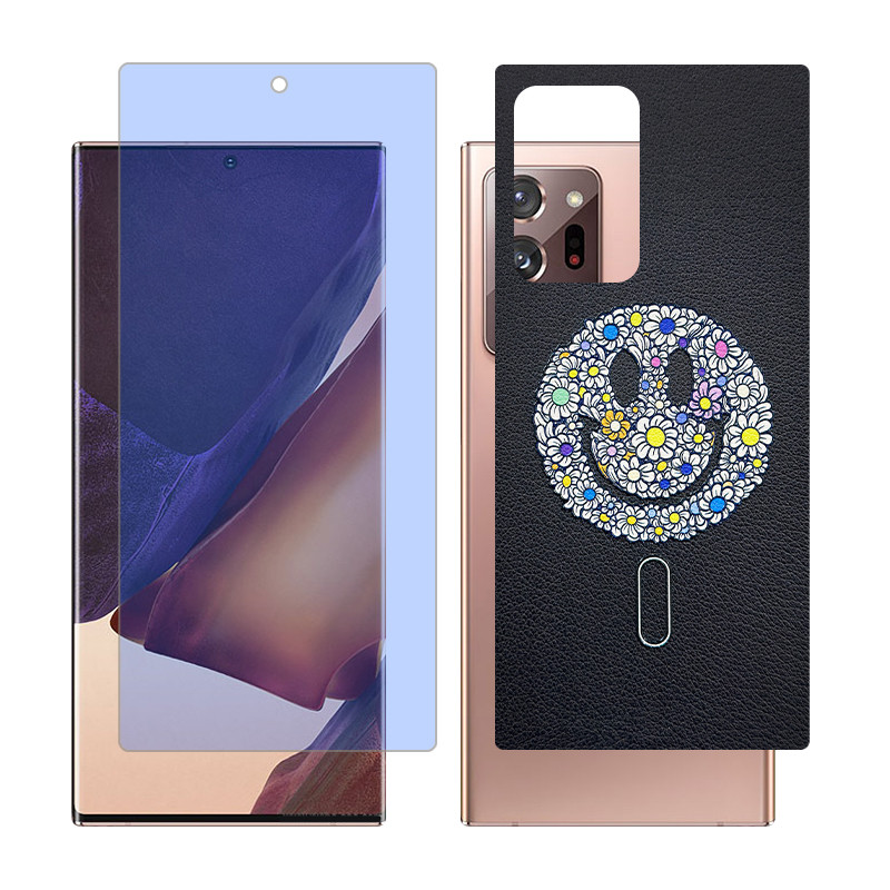 محافظ صفحه نمایش آنتی بلو گلس مدل Together مناسب برای گوشی موبایل سامسونگ Galaxy Note20 Ultra 5G به همراه برچسب پوششی پشت گوشی 