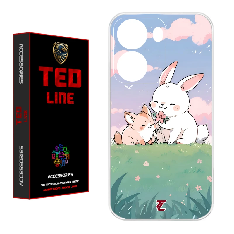 کاور تدلاین طرح خرگوش کد 1184 مناسب برای گوشی موبایل شیائومی Poco X7 Pro 5G