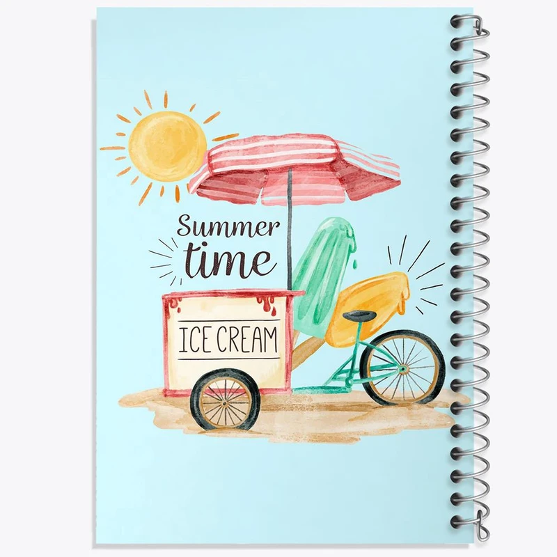 دفتر ژورنال نویسی 50 برگ خندالو مدل نقطه ای طرح تابستان کد 29585