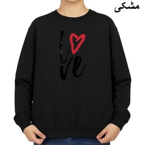 سویشرت زنانه مدل عشق کد v2