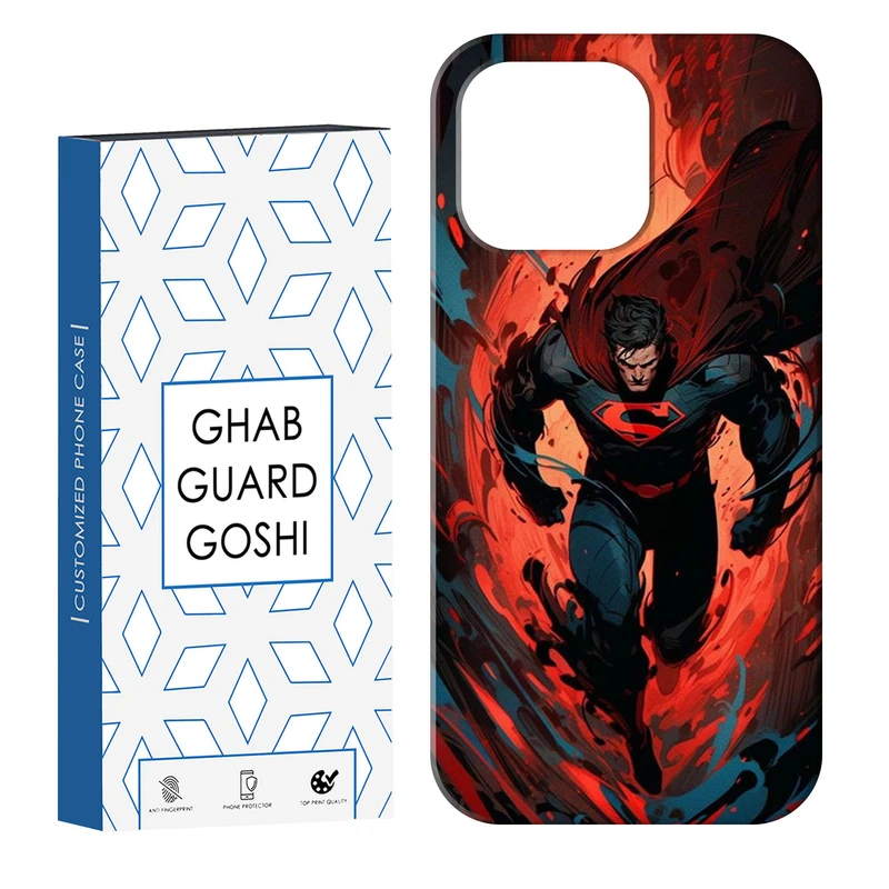 کاور قاب گارد گوشی طرح سوپرمن کد Dimo-609 مناسب برای گوشی موبایل اپل IPHONE 16 PRO   