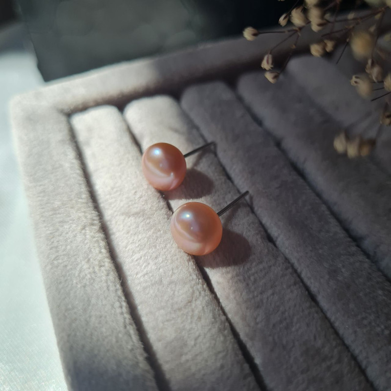 گوشواره نقره زنانه مدل مروارید طبیعی و پرورشی کد GO45S