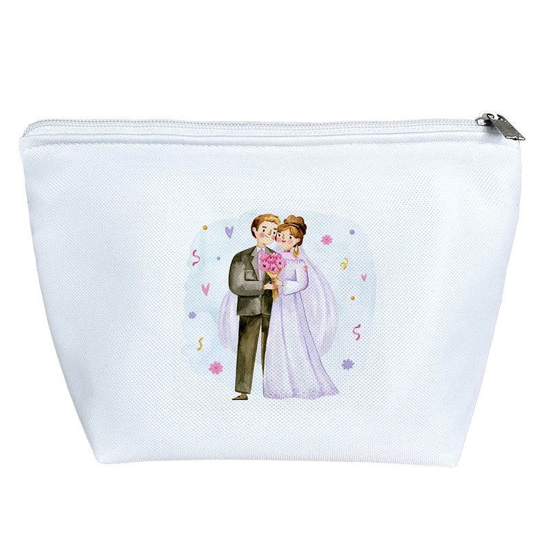 کیف لوازم آرایش دخترانه خندالو مدل عروس و داماد کد 3215