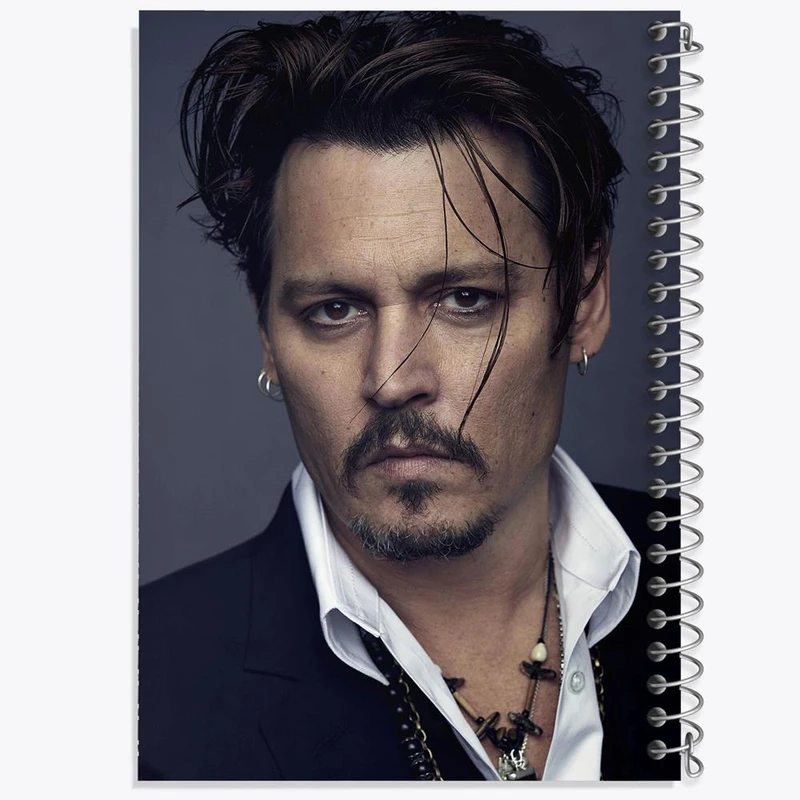 دفتر لیست خرید 50 برگ خندالو طرح جانی دپ Johnny Depp کد 3298