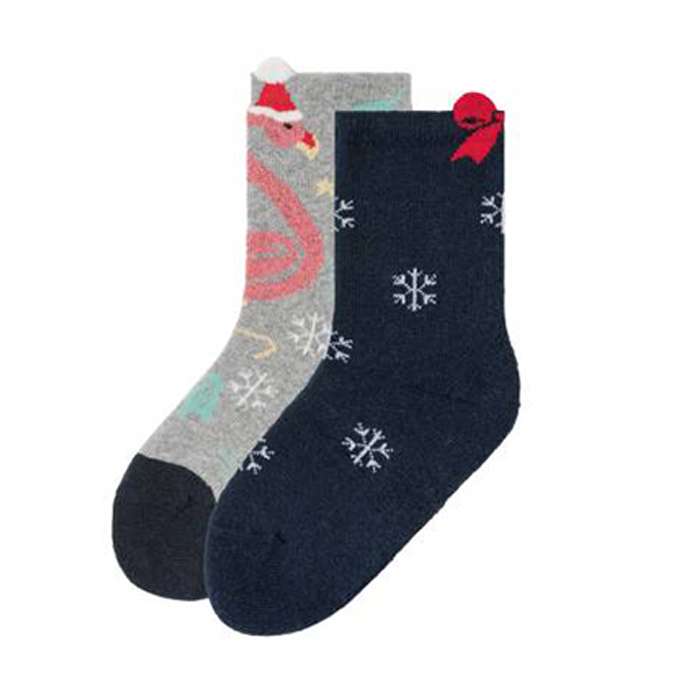 جوراب ساق کوتاه دخترانه پیپرتس مدل AT300 مجموعه 2 عددی