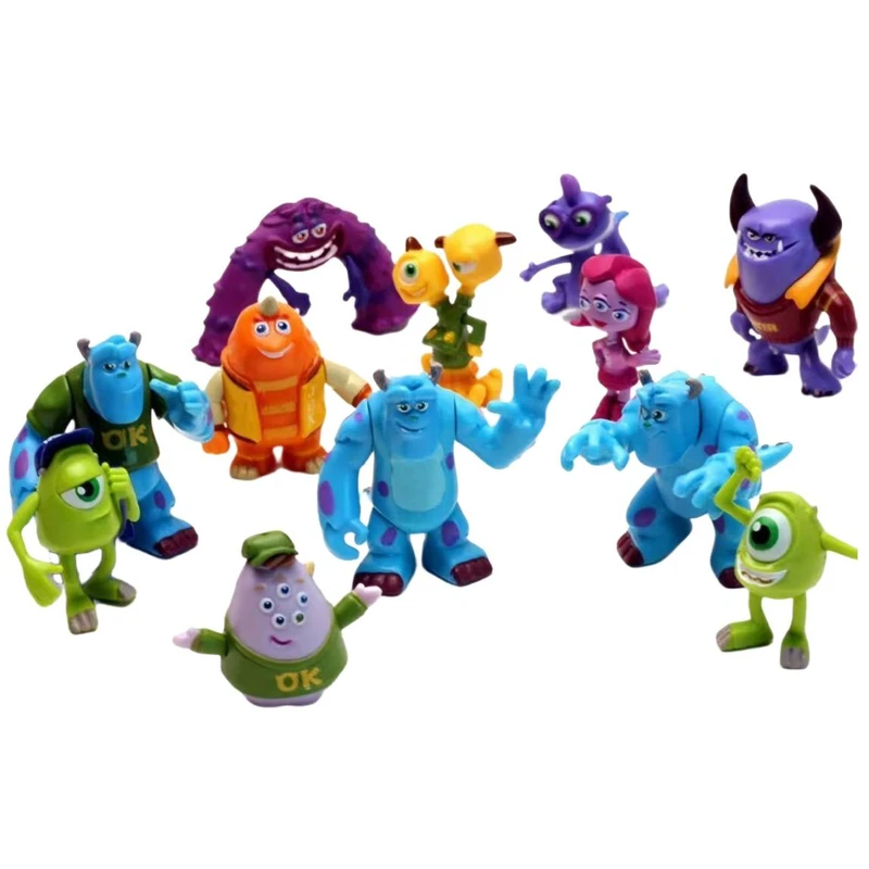 اکشن فیگور مدل سالیوان و کارخانه هیولا ها مجموعه 12 عددی