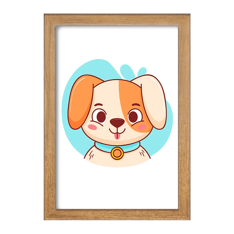 تابلو خندالو مدل سگ حیوانات بامزه کد 37142