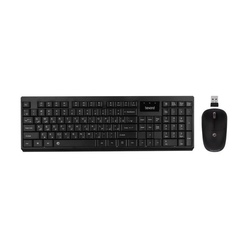 کیبورد و ماوس بی سیم بیاند مدل BMK-8105RF، سوییچ ممبران، Full-Size