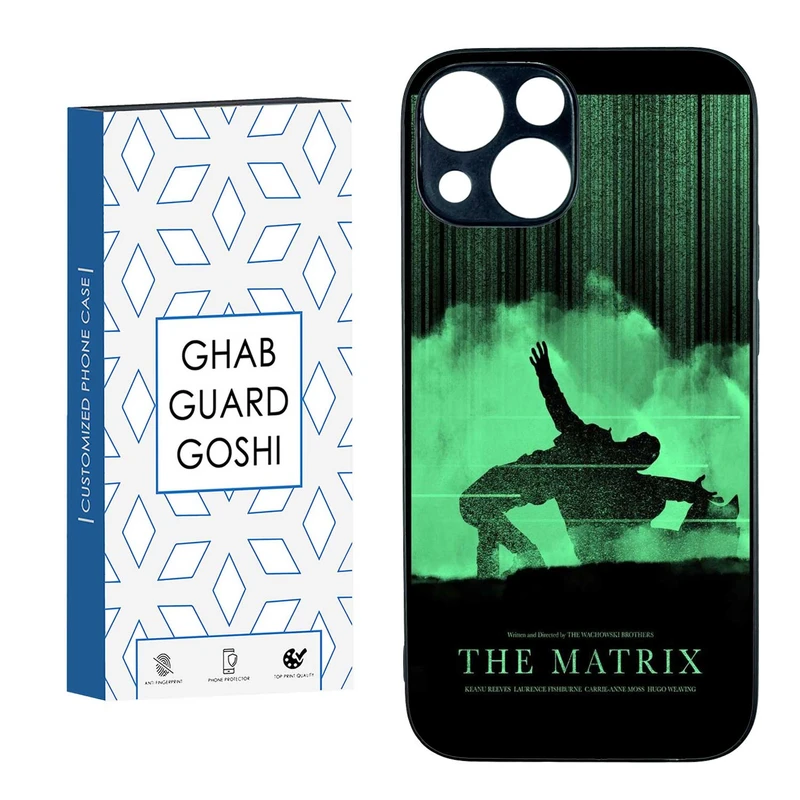 کاور قاب گارد گوشی طرح ماتریکس کد TPU-218 مناسب برای گوشی موبایل اپل IPHONE 13 MINI