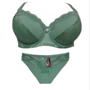 ست شورت و سوتین زنانه مدل اسفنجی فنر دار نگینی