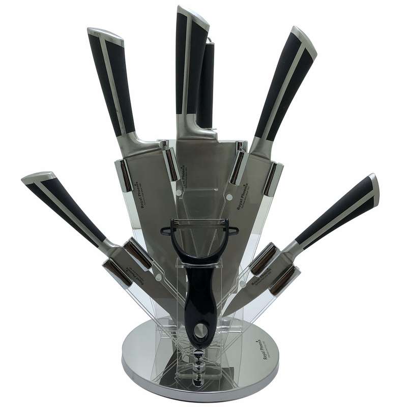 سرویس چاقو آشپزخانه 9 پارچه فونیکس مدل HP-K290