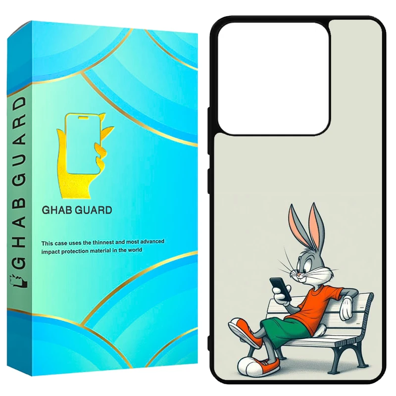 کاور قاب گارد طرح باگز بانی مدل GN144 مناسب برای گوشی موبایل شیائومی Redmi Note 14 4G