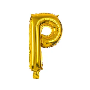 بادکنک فویلی طرح حروف انگلیسی مدل P