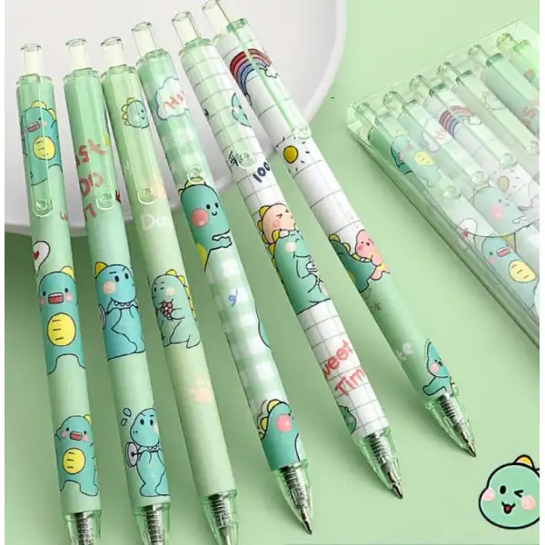 خودکار مدل فشاری طرح دایناسور بسته 6 عددی