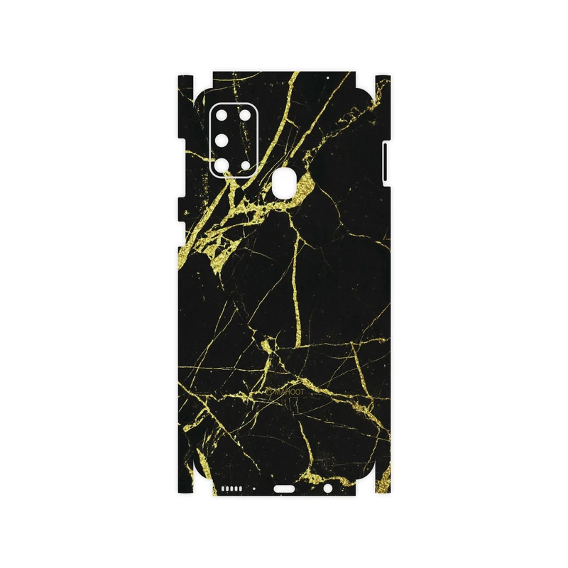 برچسب پوششی ماهوت مدل Graphite-Gold-Marble-FullSkin مناسب برای گوشی موبایل سامسونگ Galaxy M31