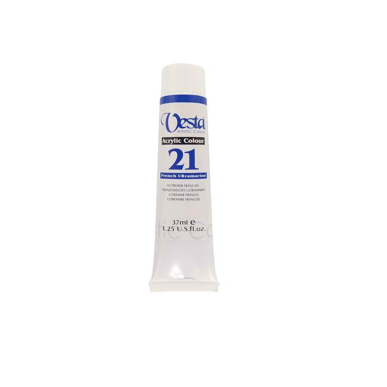 رنگ اکریلیک وستا مدل French Ultramarine 21 حجم 37 میلی لیتر رنگ اکریلیک وستا مدل French Ultramarine 21 حجم 37 میلی لیتر