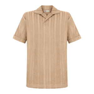 پولوشرت آستین کوتاه مردانه مدل بیسکوییتی