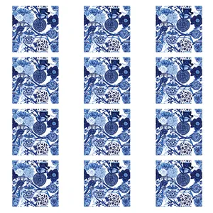 رومیزی مدل مخمل کد M00218 بسته 12عددی