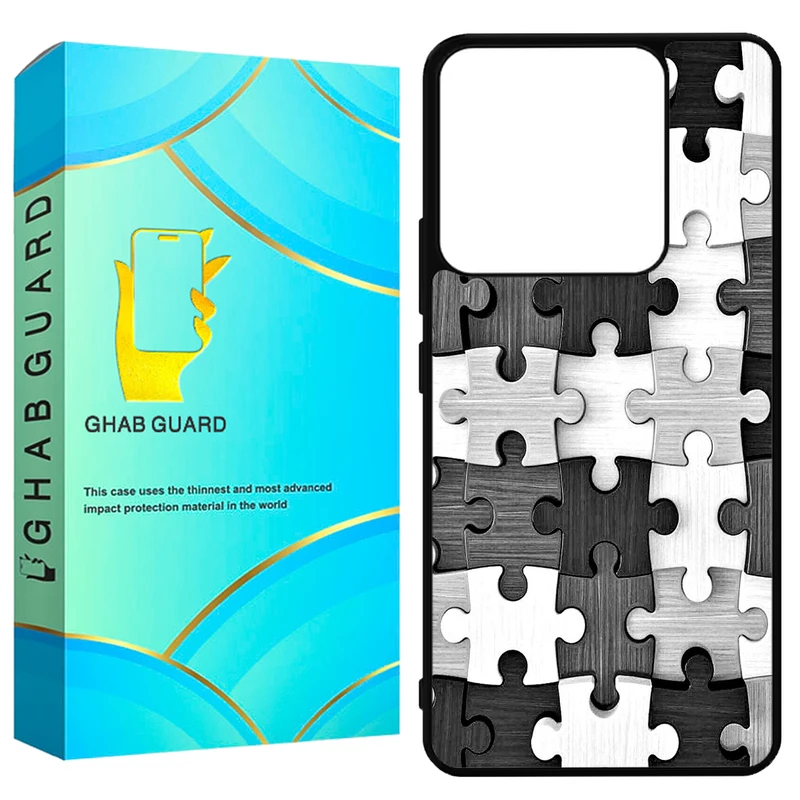 کاور قاب گارد طرح پازل مدل G14S مناسب برای گوشی موبایل شیائومی Redmi Note 14S 4G