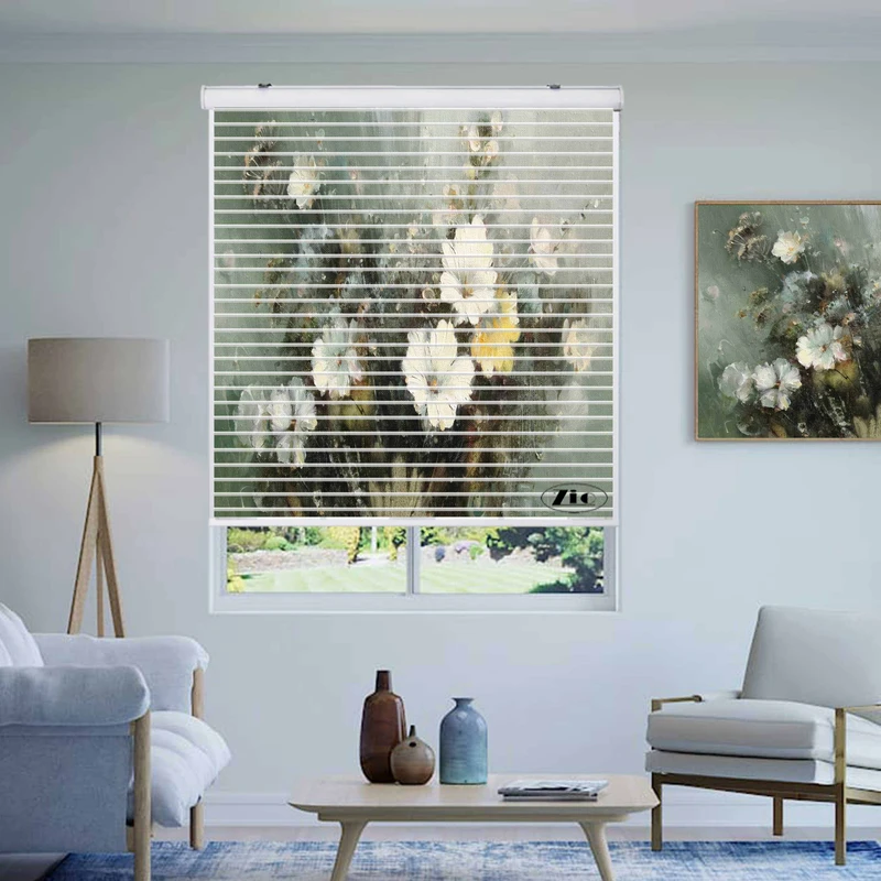 پرده زبرا زیو مدل P-6053 سایز 150x150 سانتی متر