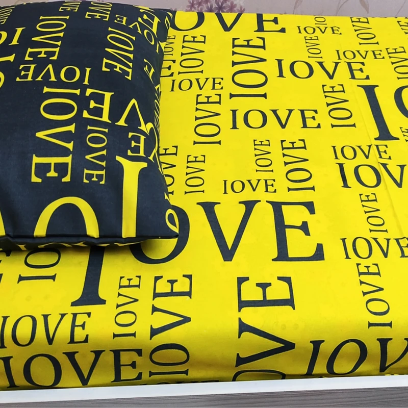 سرویس ملحفه مدل Love ترکیبی T10 یکنفره 2 تکه 