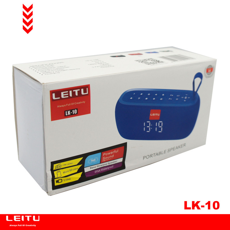 اسپیکر بلوتوثی قابل حمل لیتو مدل PORTABE SPEAKER LEITU LK-10