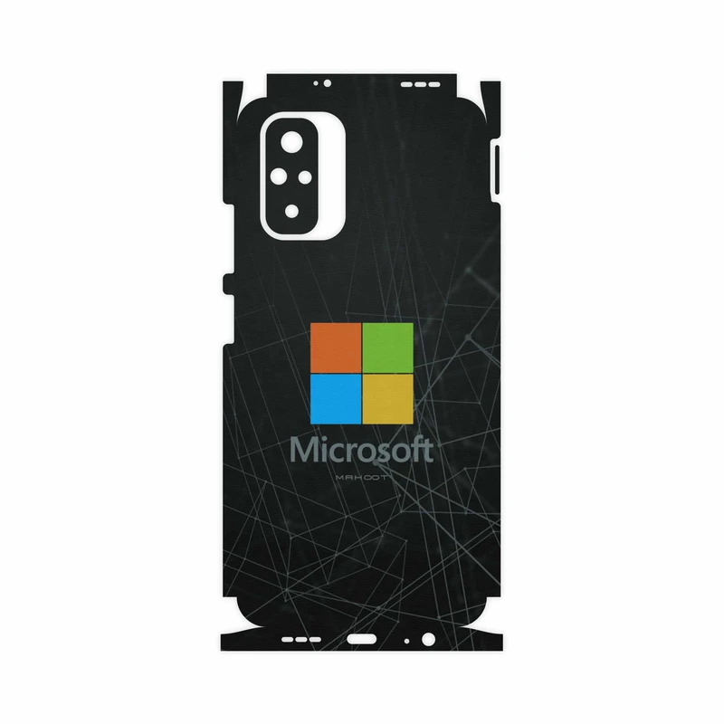 برچسب پوششی ماهوت مدل Microsoft-Logo-FullSkin مناسب برای گوشی موبایل شیائومی Redmi Note 10s