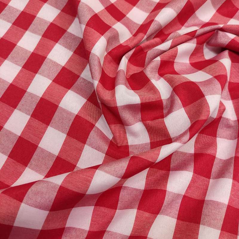   پارچه لباس طرح چهارخانه مدل C13