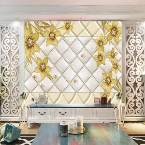 پوستر دیواری سه بعدی مدل گل برجسته DRVF1152