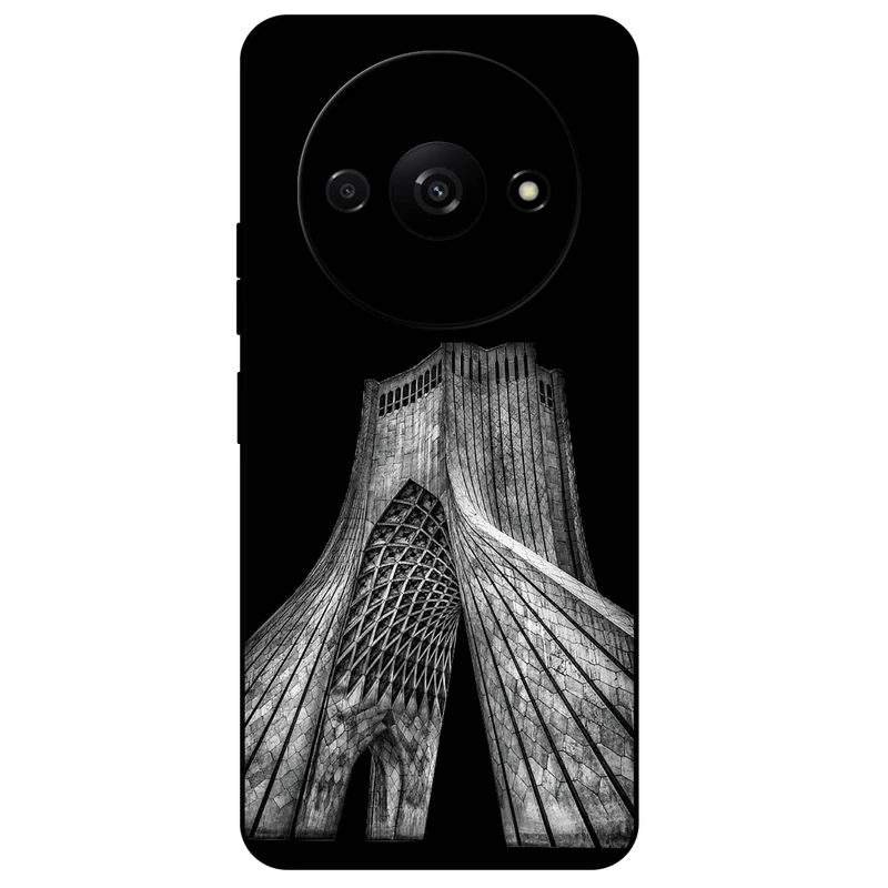 کاور مگافون طرح برج آزادی مدل 8263 مناسب برای گوشی موبایل شیائومی Redmi A3 / A3x