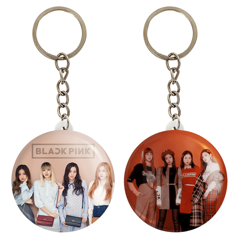 جاکلیدی خندالو مدل گروه بلک پینک BLACKPINK کد 28082802 مجموعه 2 عددی