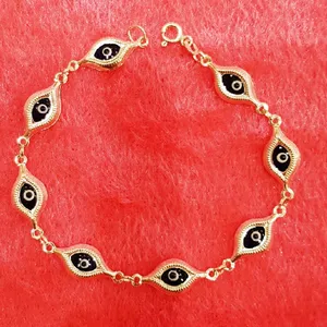 دستبند نقره زنانه طرح چشم نظر کد PS66